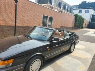 saab 900 2.0 i 16 cabrio u9 1991 zwart — saab — marktplaats