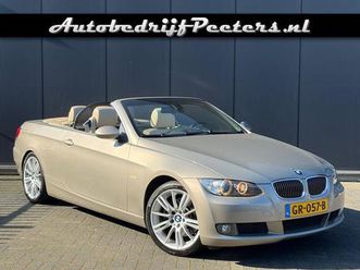 bmw 3-serie cabrio 325i aut. sportstoel leder navi xenon memory cruise trekhaak