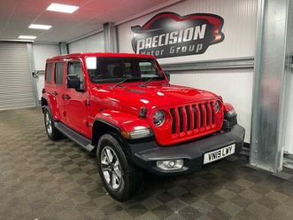 2019 jeep wrangler 2.2 multijet sahara 4dr auto8 convertible diesel automatic