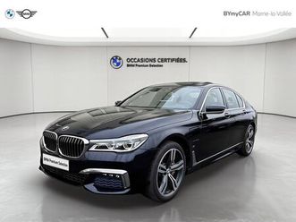 bmw serie 7 2016 - noir - 740e iperformance 326 ch