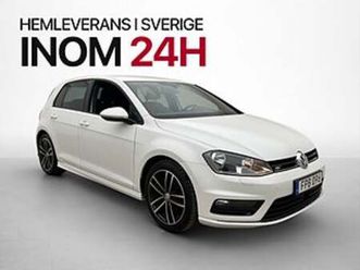 volkswagen golf 1.4 tsi 150hk r-line dragkrok kamera carplay