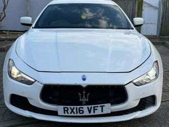2016 maserati ghibli 3.0 ghibli dv6 auto 4dr saloon diesel automatic