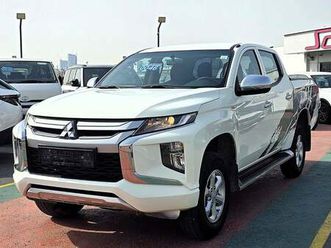 mitsubishi l200 used mitsubishi58 l200 glx 2.4l petrol m/t 4*4 gcc white color 2022 model