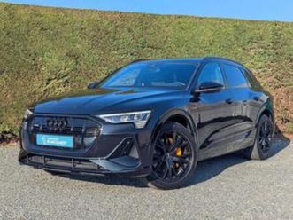 ② audi q8 e-tron (q8)e-tron - black edition - trekhaak - leder — audi — 2ememain