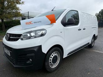 2022 vauxhall vivaro 3100 2.0d 145ps l2 low mileage ulez compliant auto van panel van diesel auto...