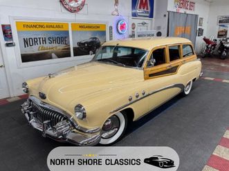 1952 buick super - estate wagon woody - modern a/c -see video