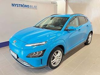 hyundai kona ev electric essential / v-hjul/ 3-fas/ kamera/ carplay