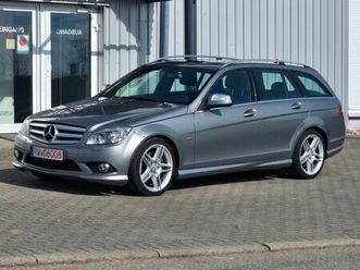 mercedes-benz c 320 cdi/amg-line/navi/pdc/leder/memory
