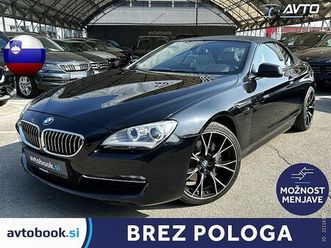 bmw serija 6 cabrio: 640i slovenski m-sport-kamera-virtual-usnje-memory