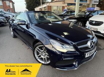 2.0 e200 amg line cabriolet g-tronic+ euro 6 (start/stop) 2dr