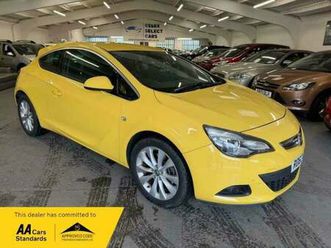 2013 vauxhall astra gtc 1.6t 16v sri euro 5 3dr hatchback petrol manual