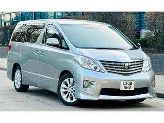 toyota alphard 8 seater petrol auto ulez qualified petrol automatic