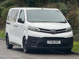 2018 toyota proace city verso 1.6d combi medium 9 seater euro 6 ulez mpv diesel manual