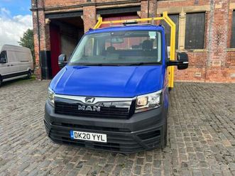 2020 man tge 140 dropside with tail lift lwb chassis cab diesel manual