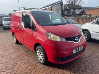 2016 nissan nv200 1.5 dci acenta swb euro 5 6dr (ac) car derived van diesel manual