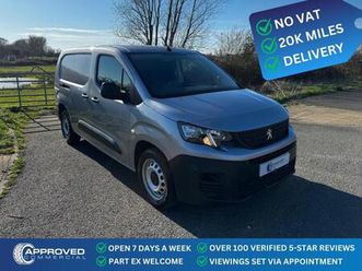 2023 peugeot partner (73) no vat! 1.5 blue hdi 100 l2 lwb professional premium+ xl euro 6 ulez pa...
