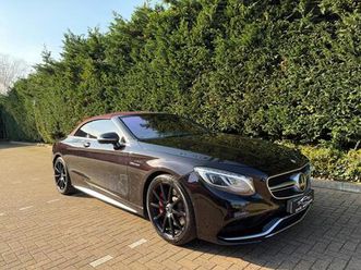 5.5 s63 v8 amg s cabriolet spds mct euro 6 (start/stop) 2dr