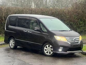 2012 nissan serena 2.0 petrol highway star automatic 8 seater - only 72k miles