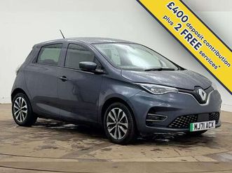 renault zoe 100kw gt line r135 50kwh rapid charge 5dr auto