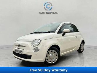 2016 16 fiat 500 0.9 twinair lounge dualogic euro 6 (s/s) 3dr