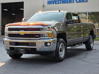 2015 chevrolet silverado 3500 ltz 4x4 long bed 6.6l duramax diesel allison 1-ton