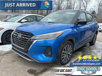 2021 nissan kicks sr - heated seats - fog lights - $150 b/w