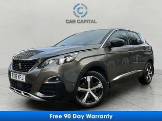 2018 18 peugeot 3008 2.0 bluehdi gt line suv 5dr diesel manual euro 6 (s/s) (150