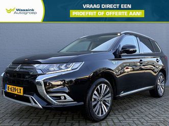 mitsubishi outlander - 2.4 phev 240pk 4wd aut intense+ i open dak i stoel/stuurverwarming i led verlichting i nav