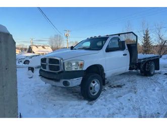 2007 dodge ram 3500 flatbed 12 foot dually 2x6 6 speed manual