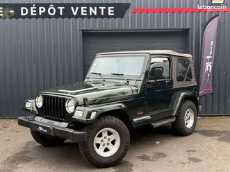 jeep wrangler 4.0l 6cyl 175ch sahara awd