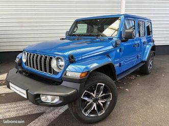 jeep wrangler unlimited 2.0 t 380ch 4xe sahara command-trac my23