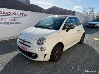 fiat 500s cabriolet 85cv 2016 / moteur à chaîne