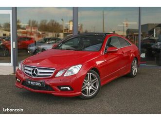 mercedes benz classe e 350 3.5 v6 292 cv bva pack amg fascination - toit ouvrant - carnet mercedes