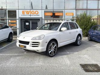 porsche cayenne s - 4.8l 385cv s - interieur cuir - toit ouvrant - blanc nacré