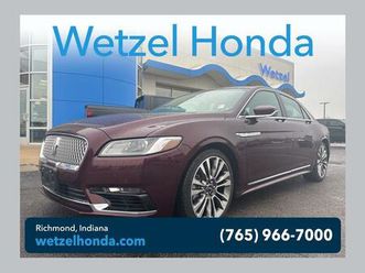 used 2017 lincoln continental select