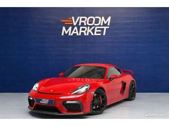 porsche 718 cayman 4.0 420ch gt4 pdk - origine france - carnet porsche complet - pdls - pack sport chrono