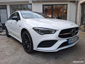 mercedes cla 250 e shooting brake amg + camera 360° + attache remorque + acc + hifi burmester