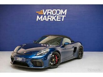 porsche 718 spyder 4.0 420ch bvm6 - origine france - porsche approved 06/2026 - sièges carbon 918 - pdls+ - pack sport chrono - bose