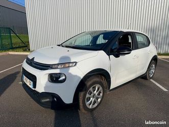 citroen c3 société 2 places 1.2 puretech 82ch s&s feel business r - a marchand ou particulier avec decharge - 26/08/2019 - 154 490 kms - sans ct et sans garanti