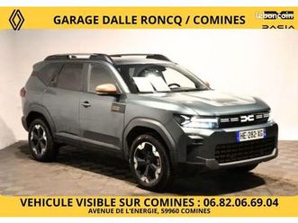 dacia duster 1.8 l hybride 155 cv journey toit ouvrant caméra clim carplay