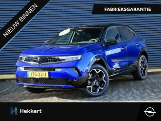 opel mokka - gs 1.2 turbo hybrid 145pk automaat winter pack | dode hoek | adapt. cc | 18''lm | pdc + ca