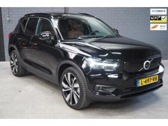 volvo xc40 recharge twin pro -schuifdak-cognac leder — volvo — marktplaats