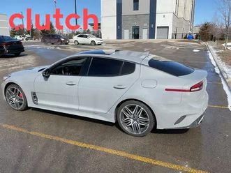 2022 kia stinger gt elite w/red interior