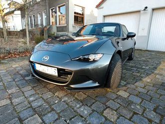 mazda mx 5 rf, gunmetall-grau metallic, leder
