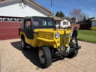 upgraded and well maintained 1954 willys jeep cj-3b 4x4