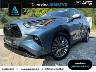 toyota highlander 2.5 hibridni hev awd premium 7sedežev