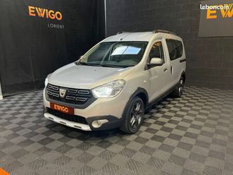 dacia dokker stepway 1.5 dci 90ch silver line / caméra de recul / gps / attelage / distri ok