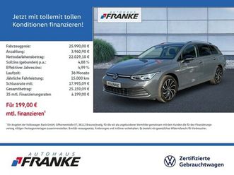 golf viii variant move 1.5 etsi dsg,navi,