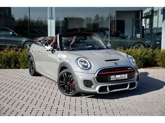 mini cabrio john cooper works 2.0as -camera-ambiant-h/k-led-acc-union flag-