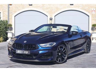 bmw série 8 m850 m850i xdrive cabriolet *individual *b&w *360 *hud